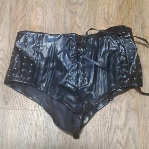 Beyond the Bull Studded Shorts Dolls kill club exx